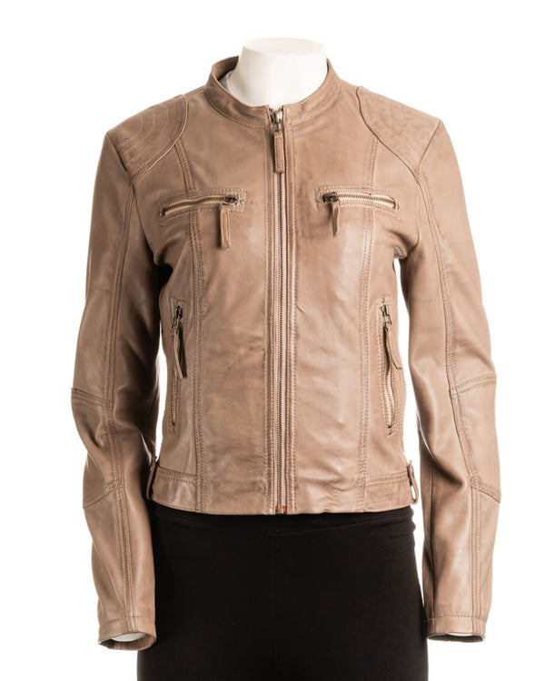 Women's Real lambskin leather jacket