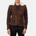 Suede Aviator Jacket