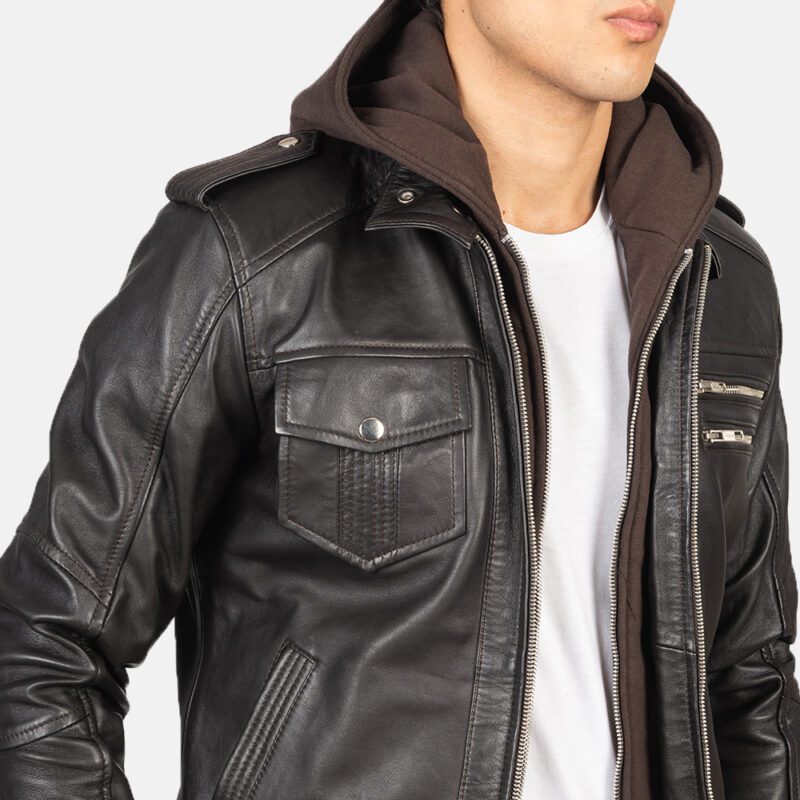 luxury leather jacket
